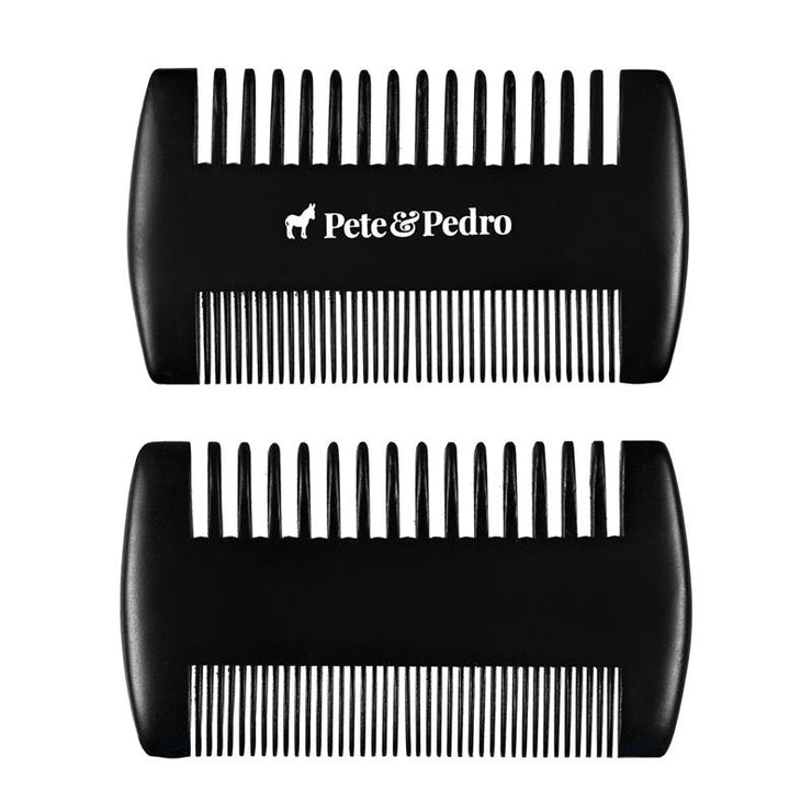 mens hair beard mustache comb