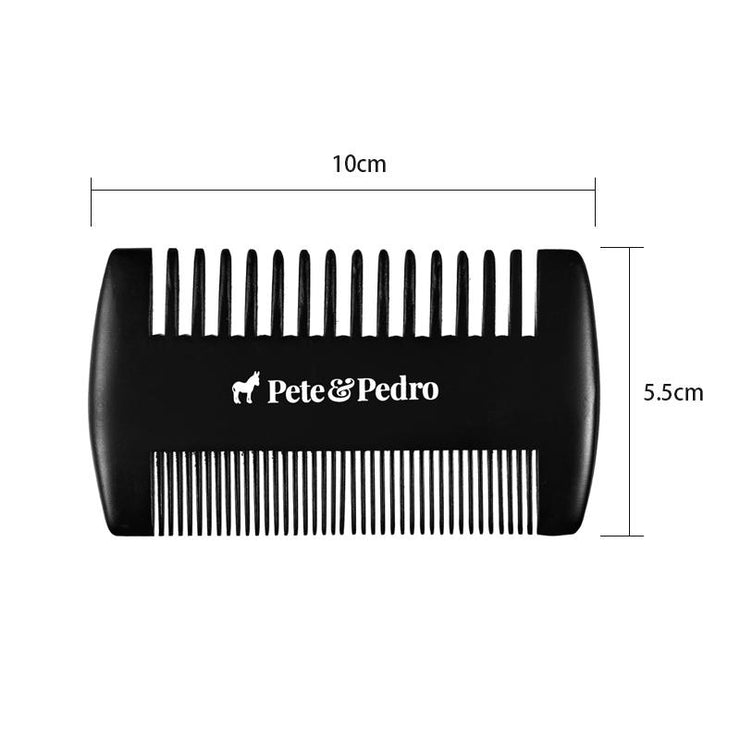 mens hair beard mustache comb